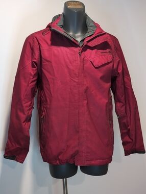 Merrell Prospect 3 In 1 Jacket Red Grey Medium